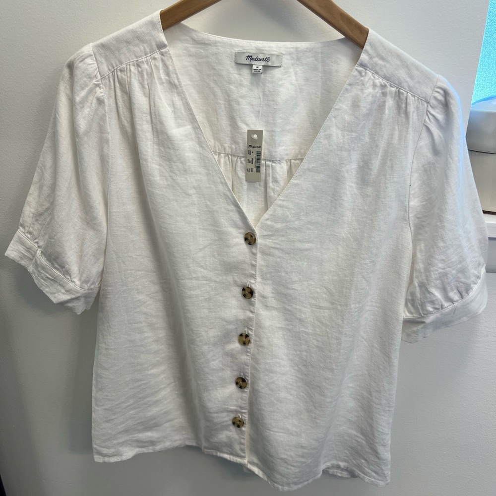 NWT- Madewell button front shirt